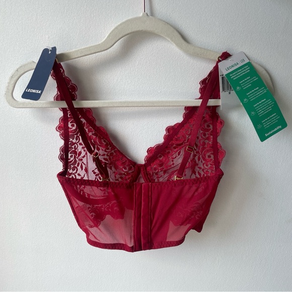 NWT Leonisa Milan Lace Underwire Bralette Duo - Picture 5 of 12